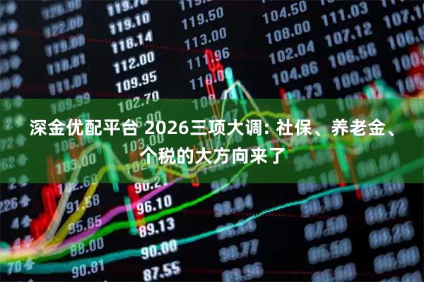 深金优配平台 2026三项大调: 社保、养老金、个税的大方向来了