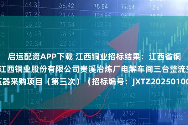 启运配资APP下载 江西铜业招标结果：江西省铜咨招标咨询有限公司关于江西铜业股份有限公司贵溪冶炼厂电解车间三台整流变压器采购项目（第三次）（招标编号：JXTZ2025010060C2）中标候选人排序公示